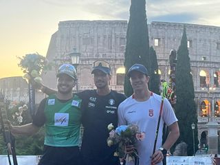 Becchis nella sprint di Roma - credits immagini di Fondo Italia