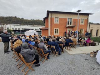 Alcuni momenti dell'inaugurazione del micronido "La casetta rossa"
