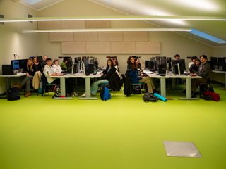 La classe di Multimediale del Liceo Artistico
