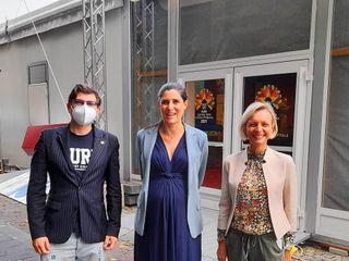 Dieghito con Chiara Appendino