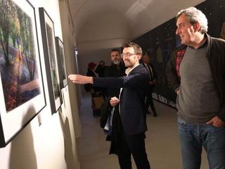 L'assessore al Turismo Emanuele Bolla al Mudet con Mario Calabresi