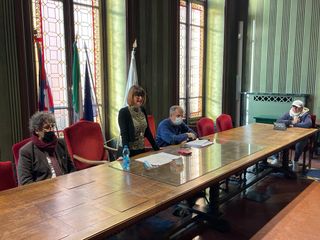 Da sinistra: Marco Bertoluzzo, Elisa Boschiazzo, Domenico Boeri e Corrado Avarino Da sinistra: Marco Bertoluzzo, Elisa Boschiazzo, Domenico Boeri e Corrado Avarino