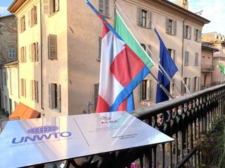 L'assessore comunale al Turismo Emanuele Bolla col segretario generale Unwto Zurab Pololikashvili