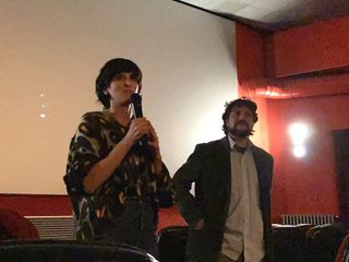 Due momenti della presentazione all'Impero di Bra