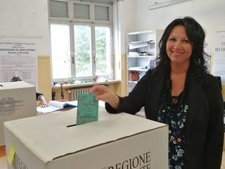 La candidata Antonella D'Alesio