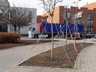 Mezzi pesanti in corso Gramsci