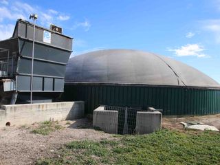 L'impianto di biogas che produce energia elettrica