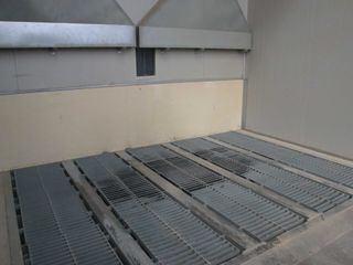 Le vasche di scarico dei legumi