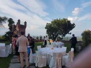 Il buffet al Castello Rosso di Costigliole Saluzzo