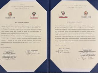 Rinnovato il gemellaggio tra le Città di Cuneo e Nizza Rinnovato il gemellaggio tra le Città di Cuneo e Nizza