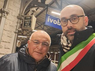 Il consigliere Roberto Ganzinelli e il sindaco Luca Robaldo Il consigliere Roberto Ganzinelli e il sindaco Luca Robaldo