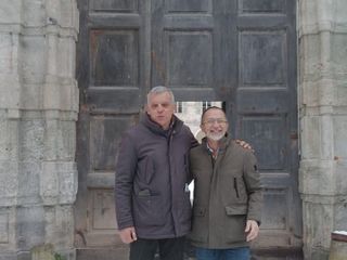 Il sindaco di Garessio Luciano Sciandra con l'assessore regionale Gian Luca Vignale