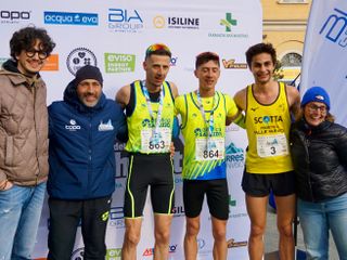 Podio Maschile Mezza Maratona 2025