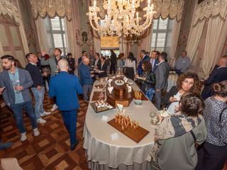 Nelle foto alcuni momenti dell'incontro promosso da Confapi Cuneo al Castello di Guarene