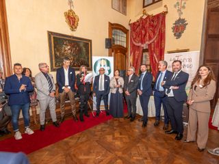 Nelle foto alcuni momenti dell'incontro promosso da Confapi Cuneo al Castello di Guarene