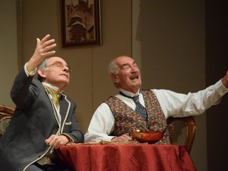 Claudio Nasi e Carlo Antonio Panero della Compagnia “dla vila di Verzuolo”