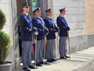 Alcuni momenti della cerimonia tenuta al Teatro Toselli di Cuneo Alcuni momenti della cerimonia tenuta al Teatro Toselli di Cuneo