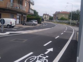 Borgo San Giuseppe, corsie ciclabili