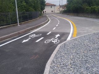 Borgo San Giuseppe, corsie ciclabili