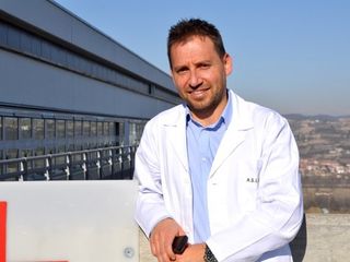 Il dottor Massimo Perotto, direttore della Struttura di Medicina d'Emergenza-Urgenza dell'ospedale di Verduno