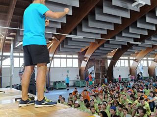 Immagine dalla grande festa dell'Azione Cattolica dei ragazzi al Foro Boario di Saluzzo- Foto suor Angiolina dell'Oratorio don Bosco Immagine dalla grande festa dell'Azione Cattolica dei ragazzi al Foro Boario di Saluzzo- Foto suor Angiolina dell'Oratorio don Bosco