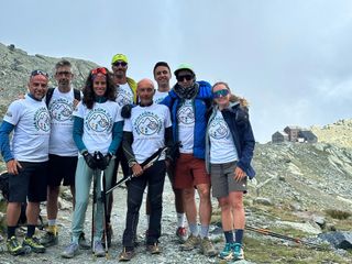 Momenti dell'impresa "Una montagna di sorrisi" - foto Paolo Cilli Momenti dell'impresa "Una montagna di sorrisi" - foto Paolo Cilli