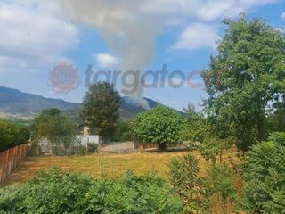 Revello, incendio in località Morra San Martino (FOTO AIB)