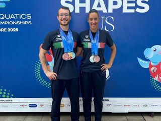 Francesca Montù e Federico Martino ai World Acquatics Master Championship di Singapore Francesca Montù e Federico Martino ai World Acquatics Master Championship di Singapore