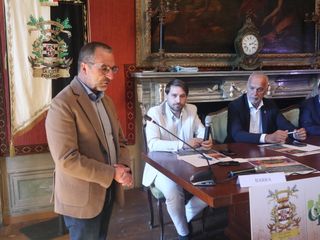 Qualche momento della presentazione della 25ª rassegna di "Coloratissimo autunno" a Fossano