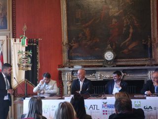Qualche momento della presentazione della 25ª rassegna di "Coloratissimo autunno" a Fossano