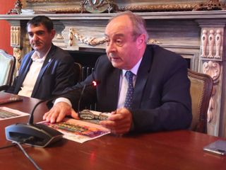 Qualche momento della presentazione della 25ª rassegna di "Coloratissimo autunno" a Fossano