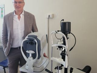 Il dottor Marco Leto direttore dell'Oculistica di Saluzzo