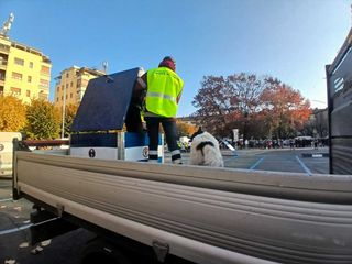 Saluzzo, dimostrazione Unità cinofile APS