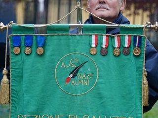 SAluzzo, momenti della seconda Festa della Fratellanza alpina della sezione Ana Monviso