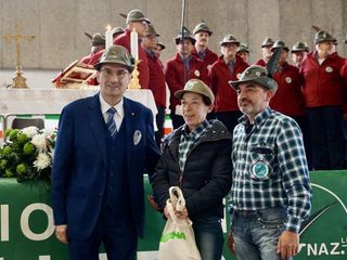 SAluzzo, momenti della seconda Festa della Fratellanza alpina della sezione Ana Monviso