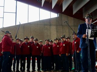 SAluzzo, momenti della seconda Festa della Fratellanza alpina della sezione Ana Monviso