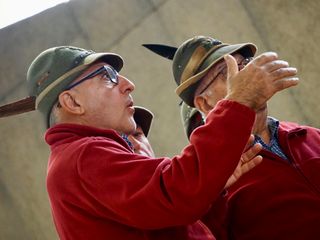 SAluzzo, momenti della seconda Festa della Fratellanza alpina della sezione Ana Monviso  foto Paola Ravazzi
