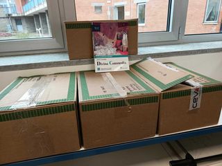 La copie della Divina Commedia donate da  Marella Pagliano