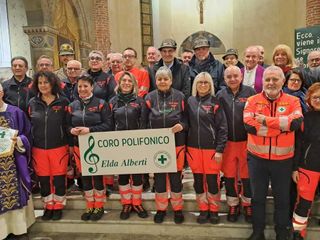Saluzzo, consegna della donazione alla Croce Verde da parte degli Alpini Ana Monviso - Foto Paola Ravazzi