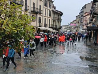 Saluzzo 2026, momenti del 23° Fitwalking del cuore