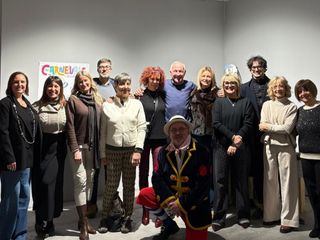 Saluzzo, mostra delle abiti delle Castellane e brindisi inaugurale - foto Paola Ravazzi