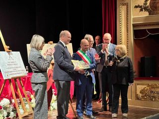 L'arrivo in città di Alberto di Monaco e l'incontro al Teatro Marenco