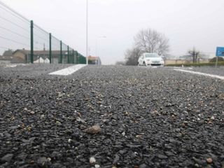 Uno dei tanti e alti saliscendi della ciclabile