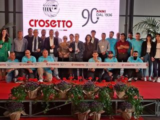 Nelle immagini alcuni momenti della festa tenuta presso la sede aziendale di Marene