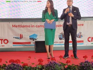 Nelle immagini alcuni momenti della festa tenuta presso la sede aziendale di Marene
