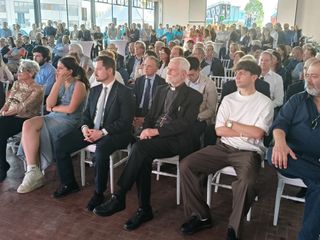 Nelle immagini alcuni momenti della festa tenuta presso la sede aziendale di Marene