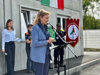 Saluzzo, inaugurazione della nuova sede della Protezione civile nelal ex Caserma Filippi