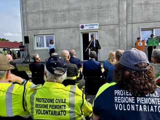 Saluzzo, inaugurazione della nuova sede della Protezione civile nelal ex Caserma Filippi