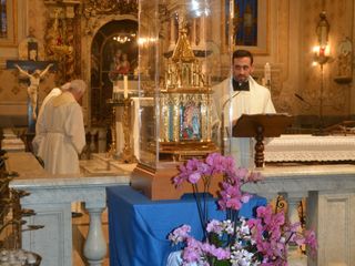 SAluzzo, celebrazione al Santuario delal Consolata, dove è giunto il reliquario con le reliquie di Santa Bernardette - foto tratta dal sito della Diocesi SAluzzo, celebrazione al Santuario delal Consolata, dove è giunto il reliquario con le reliquie di Santa Bernardette - foto tratta dal sito della Diocesi