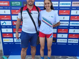 Yasmine Lasouzi con Enrico Priale Yasmine Lasouzi con Enrico Priale